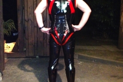 das Leihkorsett von hinten