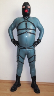 Libidex Catsuit in electric blue