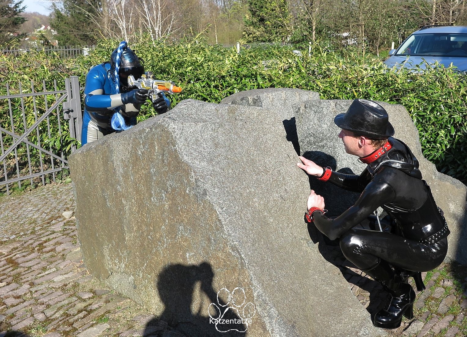 Feuergefecht Alien und Klaus