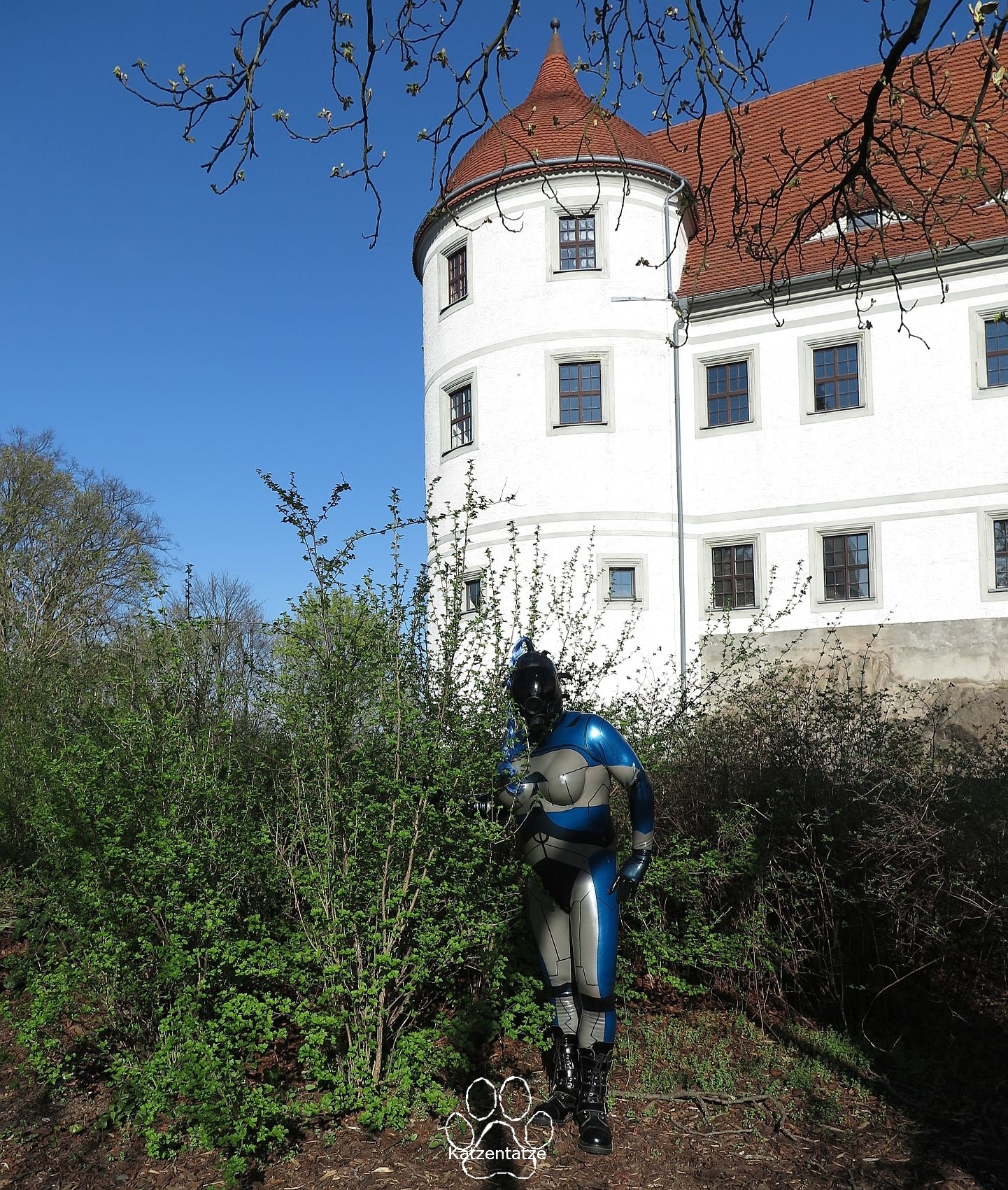 vor dem Schloss Nossen