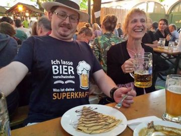im Biergarten