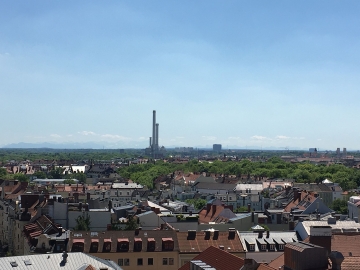 Blick auf die Alpen