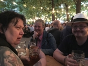 Spass im Biergarten mit Sabine