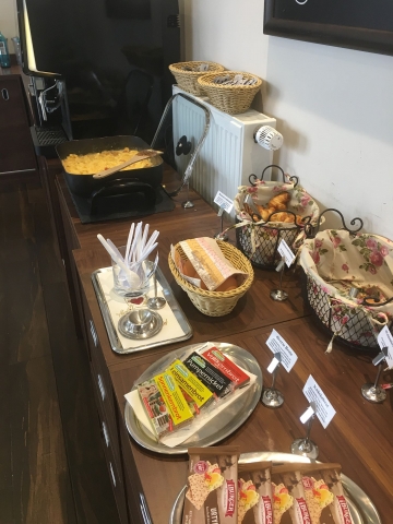 Frühstück im Hotel