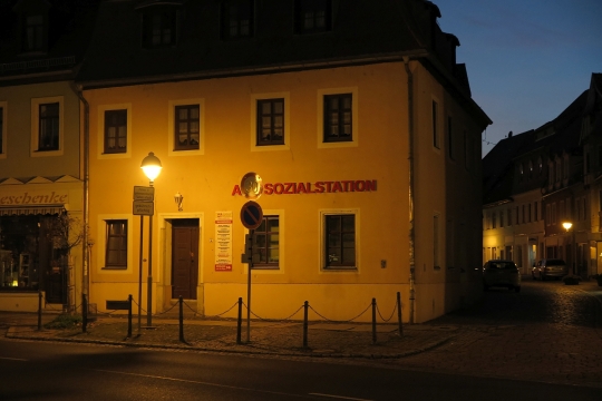 die A-Sozialstation von Nossen