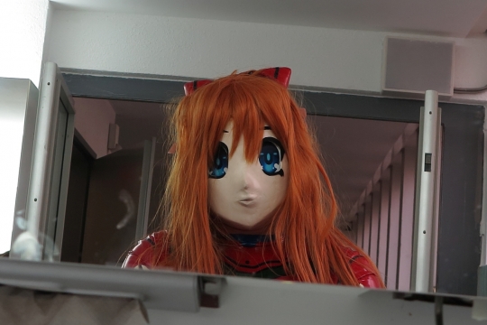 Asuka im Spiegel