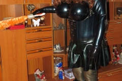 Asuka as rubber maid