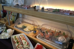 Frühstücksbuffet-Ansicht
