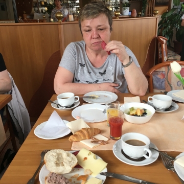 Petra ist noch müde