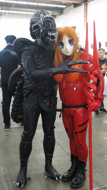 Asuka Langley Sohryu und der Predator