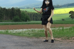 eine tolle Anhalterin