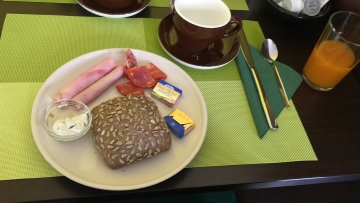 Frühstück im Hotel