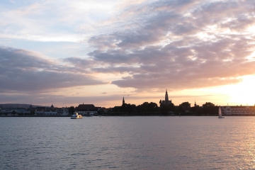 Abendstimmung bei Konstanz