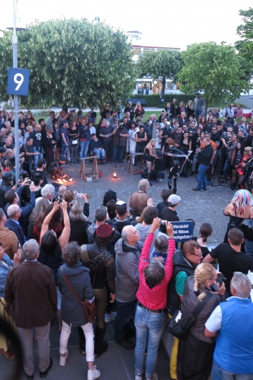 die Feuershow in Konstanz