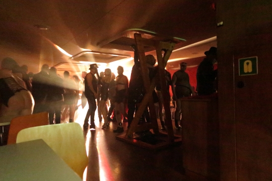 Blick in die untee Disco