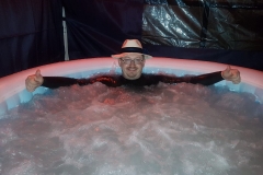 Daniel Setzbereit im Sprudelbad