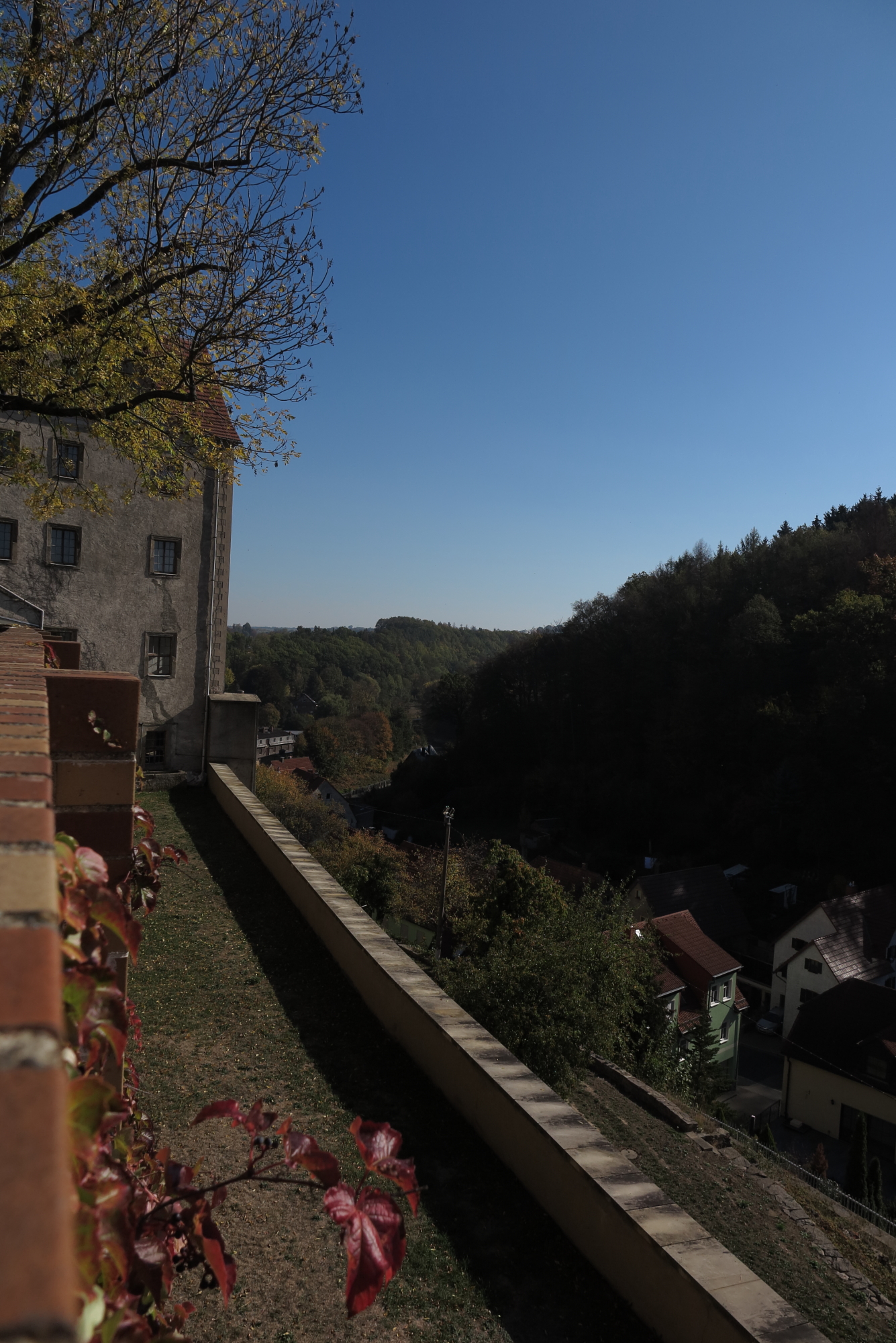 Ausblick von Schloss Nossen