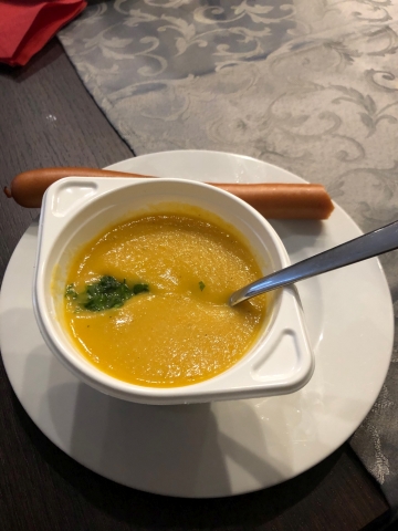 Resteessen am Samstag, leckere Kartoffelsuppe