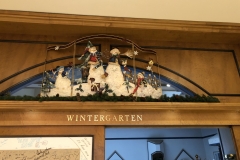 Weihnachtsdeko im Hotel