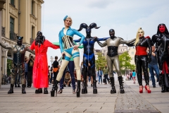 eine Latexkette am Karlstor