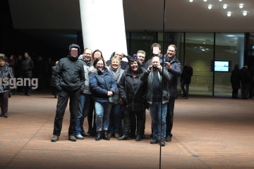 Gruppenbil in der Elbphilharmonie