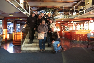 Gruppenfoto im Schiff