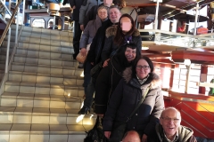 Gruppenfoto im Schiff