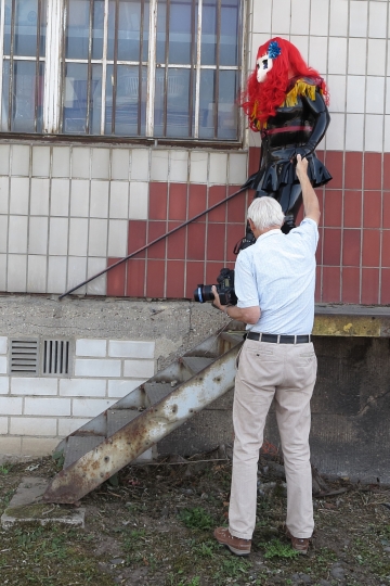 Harald und sein Model Majikku Kig