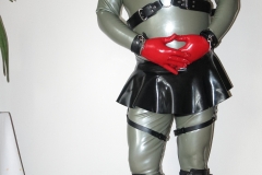 LatexCrazy Kondomsuit mit Harness