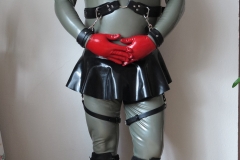 LatexCrazy Kondomsuit mit Harness