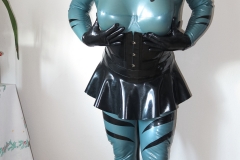 Electric blue BBC als Katzenalien