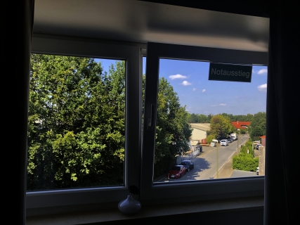 Blick aus dem Fenster am Freitag