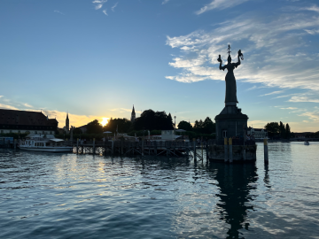 Konstanz, die Hafeneinfahrt