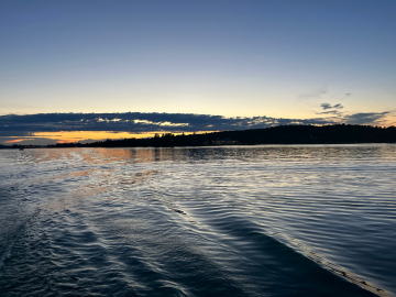 Sonnenuntergang übern Bodensee