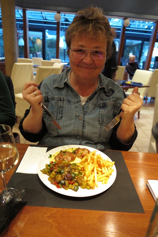 meiner Petra schmeckt es