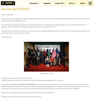 Abschiedsbotschaft EFM2023