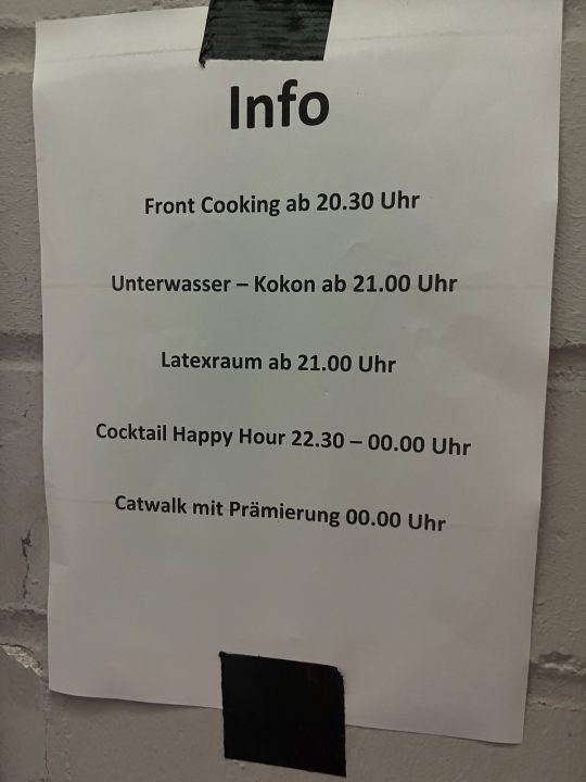 das heutige Samstagabend-Programm