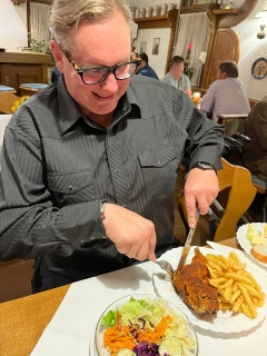 und das halbe Hähnchen
