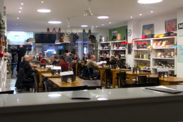 Blick in die Pizzeria