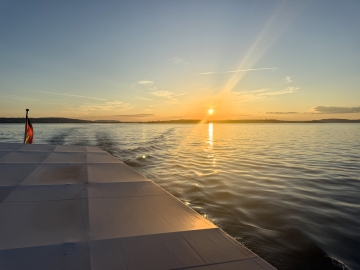 Abendstimmung auf dem See