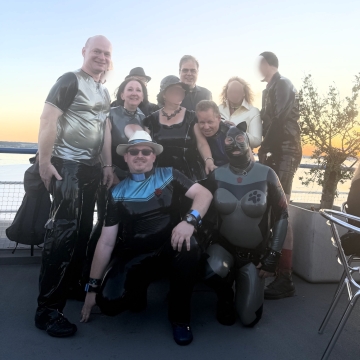 Gruppenbild auf dem Schiff