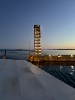 Einfahrt in Friedrichshafen