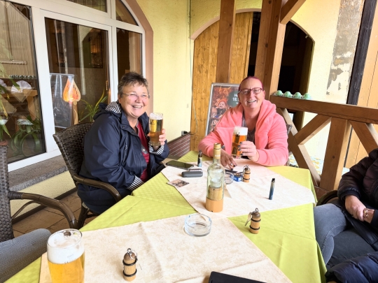 Bierchen zum Ankommen