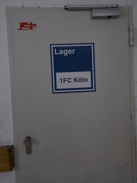 Bahnhofsführung, Lager des 1.FC Köln