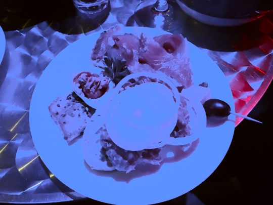 Keller-Party, mein Essen