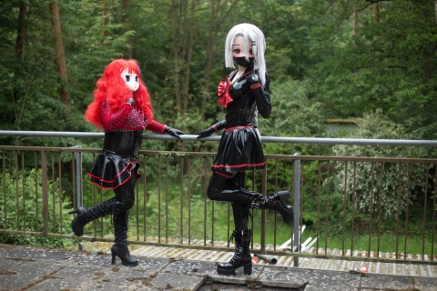 PrinzH_Kig und Majikku.Kig auf der oberen Terrasse