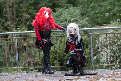 PrinzH_Kig und Majikku.Kig auf der oberen Terrasse