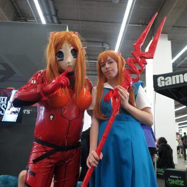 German Comic Con 2018 und Asuka Langley in 2 verschiedenen Versionen